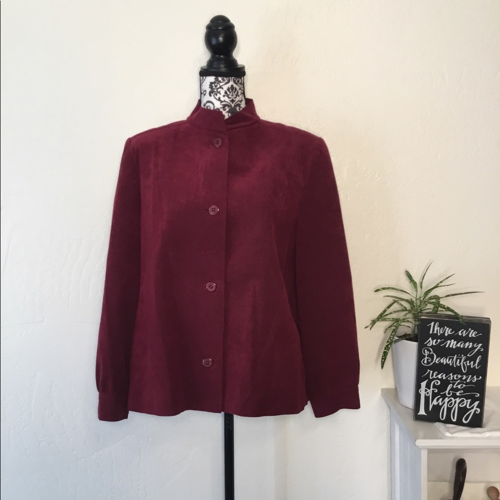 Ernst Strauss Maroon Jacket